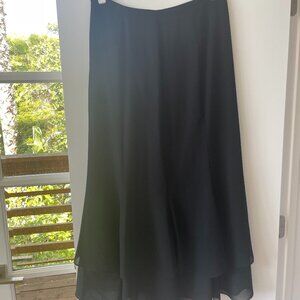 Adrianna Papell Evening Essentials Black Formal‎ Maxi Skirt, 14